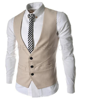 

Zogaa New Mens Vest Slim Pure Color