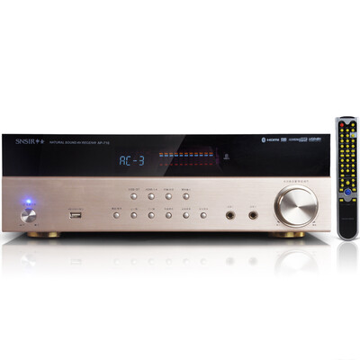 

Shensi SNSIR AP-710 amplifier 51 digital HDMI fiber coaxial DTS decoding APE home high-power amplifier