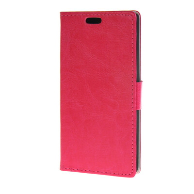 

MOONCASE Leather Side Flip Wallet Card Holder Stand Shell Pouch ЧЕХОЛ ДЛЯ LG G4 Hot pink