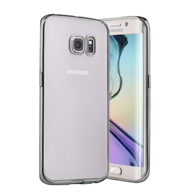 

MOONCASE Soft TPU Transparent Back Plating Side Case Cover for Samsung Galaxy S6
