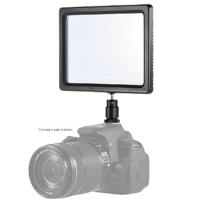 

Andoer PAD112 Slim LED Video Fillin Light Panel 3200K5600K Adjustable Temperature CRI85 for Nikon Sony Canon EOS Camera Camcor