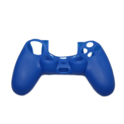 

1 PCS Silicone Rubber Skin Cover Protective Case for PS4 Controller Dark Blue