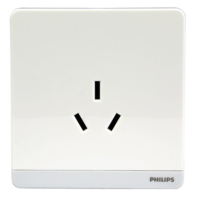 

Philips PHILIPS switch socket fly Yi series 10A three hole socket white