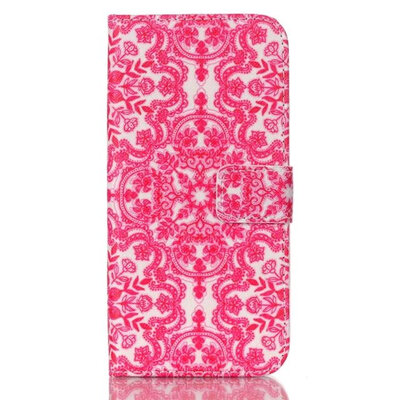 

мити цветок карты бумажник кожаный чехол для iPhone 6 4.7inch Flip покрытия с карты стоят владелец телефона