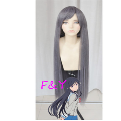 

CheerFruits Chenggen Yuzaki gray purple one meter cosplay wig