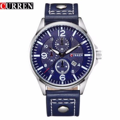 

CURREN Luxury Casual Men Watches Analog Military Sports Watch Quartz Male Wristwatches Relogio Masculino Montre Homme8164