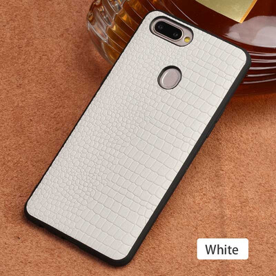 

Genuine Leather Phone Case For OPPO R11s Plus Crocodile texture Back Cover For R9 R9s Plus Cases