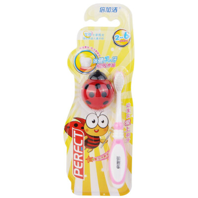 

times Jiajie (PERFCT) Baobei Qixing scoop filaments gingival children soft hair toothbrush F242 (2-6 years old color gifts random