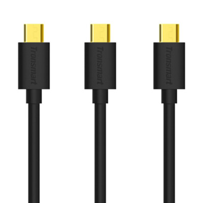 

Tronsmart TS-MUPP2 USB 2.0 Gold Plated Male to Micro USB Cable 6FT*3 1.8M*3 High-quality Cable 3PCS/Pack