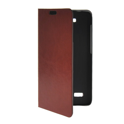 

MOONCASE Slim Leather Side Flip Wallet Card Slot Pouch with Kickstand Shell Back чехол для Huawei Honor Holly Brown