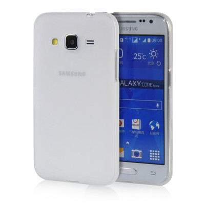 

MOONCASE Transparent Soft Flexible Silicone Gel TPU Skin Shell Back ЧЕХОЛ ДЛЯ Samsung Galaxy Core Prime G360 Clear