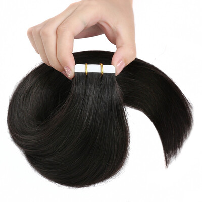 

Bhf Hair Tape Human Hair Extension 100 Brazilian Virgin Remy 7A Straight Mix Pu Tape Hair P10613 20PcsPack 40GPack
