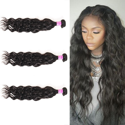 

Glary Brazilian Human Hair Cheap Natural Wave Hair 8A 100 Unprocessed Virgin Hair Weaves 3 Bundles Natural Black Color