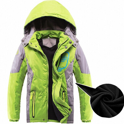 

Children Outerwear Warm Coat Sporty Kids Clothes Waterproof Windproof Thicken Boys Girls Cotton-padded Jackets Autumn&Winter