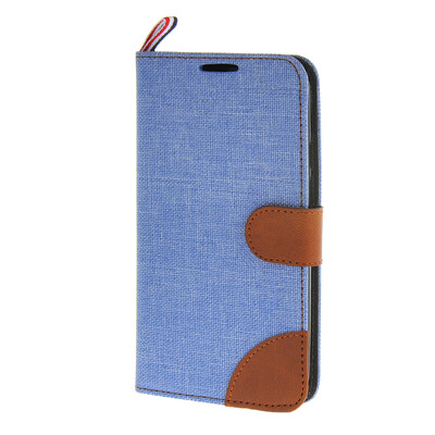 

MOONCASE Moto X+1 , Leather Wallet Flip Card Holder Pouch Stand Back ЧЕХОЛ ДЛЯ Motorola Moto X+1 Blue