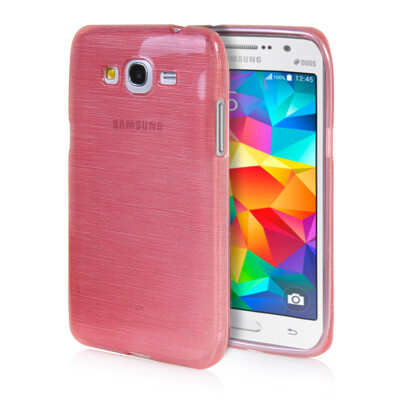 

MOONCASE Soft Flexible Silicone Gel TPU Skin Shell Back ЧЕХОЛ ДЛЯ Samsung Galaxy Grand Prime G530H Pink