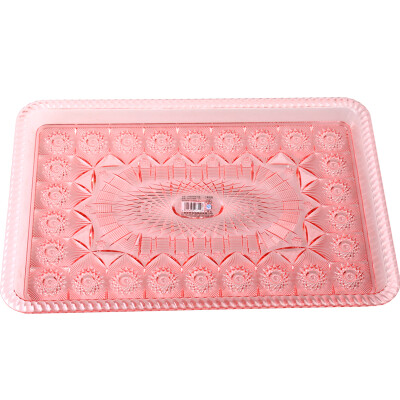 

Jingdong Supermarket] three beautiful gifted large ice plate long side of the fruit plate fruit melon fruit 6769 color random