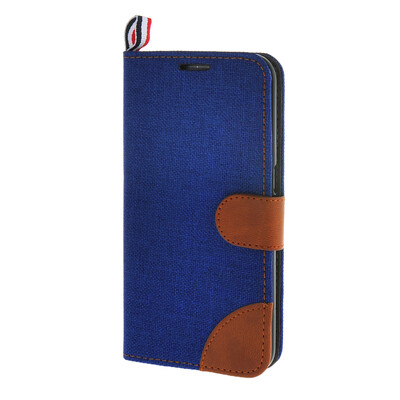 

MOONCASE Galaxy S6 , Leather Wallet Flip Card Holder Pouch Stand Back Case Cover for Samsung Galaxy S6 Dark blue