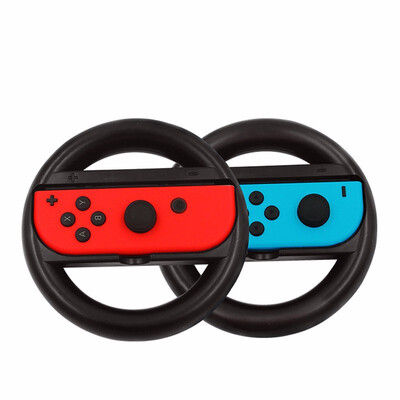 

High Quality Durable 2 Pcs Racing Game Steering Wheel For Nintend Switch Remote Helm Game Wheels For Nintendo Switch Controller