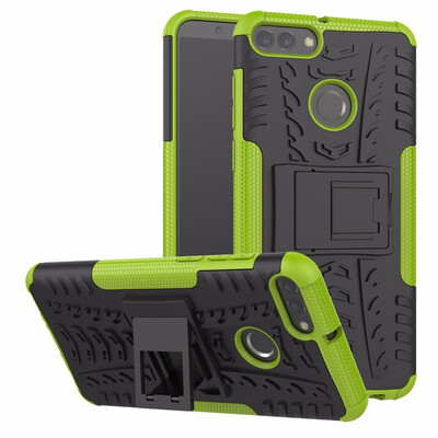 

Goowiiz Phone Case For Huawei Honor 7CEnjoy 8Nova 2 LiteY7 2018 Armor Tire Texture Rugged Protection PCTPU
