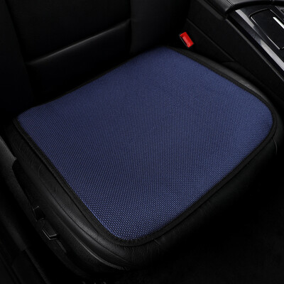 

Qiao Ti car seat four seasons GM car seat cover imitation linen cushion car square pad small waist with the same paragraph black blue 1 piece