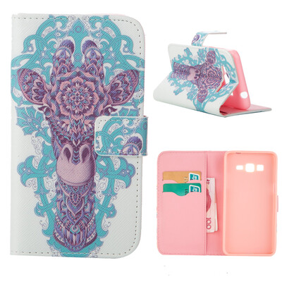 

MOONCASE ЧЕХОЛ ДЛЯ Samsung Galaxy Grand Prime G530 Flip Leather Foldable Stand Feature [Pattern series] /a04