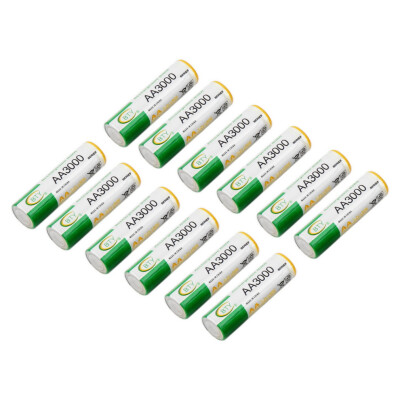 

12 pcs AA LR06 3000mAh 1.2V NI-MH Rechargeable battery CELL RC BTY New