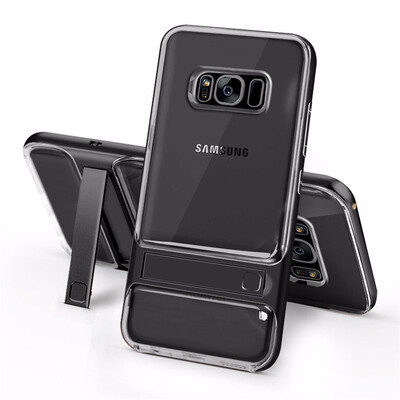 

Goowiiz Phone Case For Samsung Galaxy S7S8S8 Plus Fashion Slim Shockproof Silicone TPU PC Hard Bracket