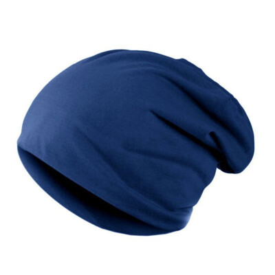 

Men Women Beanie Cap Solid Color Hip-Hop Winter Warm Baggy Beanie Unisex Hat