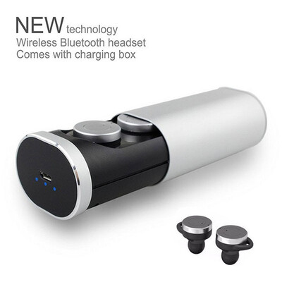 

True Wireless Stereo Headset TWS B1 Wireless Bluetooth 41 Earbuds with Charging Socket Mini Stereo Earphone For iPhone 7 6s