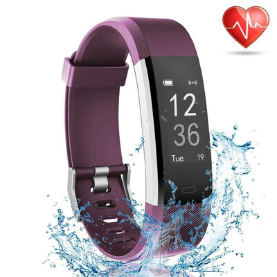 

Fitness Tracker with Heart Rate Monitor Smart Watch Activity Tracker Pedometer Sports Bracelet with Sleep Monitor Step Cal