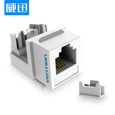 

VENTION engineering grade telephone voice module RJ11 free gold-plated telephone line 4-core 2-core communication socket connector compatible with 86 panel IPQW0