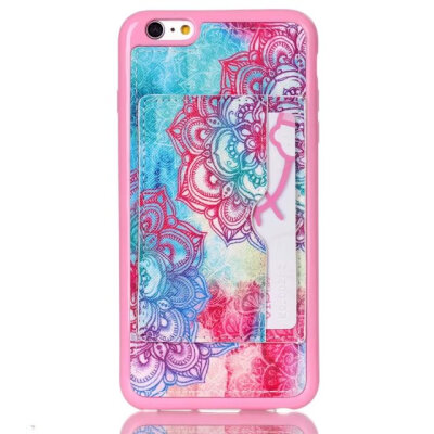 

MITI New Shockproof Cell Phone Protective Cover with Card Stand Soft PU Leather Hard Back Case For iPhone 6 Plus 5.5