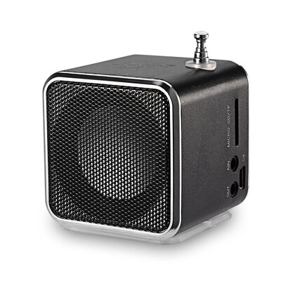 

TD - V26 Mini Digital LCD FM Radio Speaker Micro SD TF Music Stereo Micro SD TF card slot design Support U disk playing mode