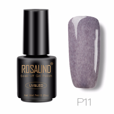 

ROSALIND Black Bottle 7ML Faux Fur Effect P01-12 Gel Nail Polish Nail Art Nail Gel Polish UV LED Long-Lasting 3D Gel Lacquer