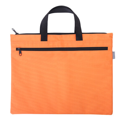 

Sanmu SUNWOOD double-layer portable information bag file bag portable computer bag orange C4631