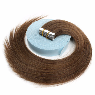 

Bhf Hair Tape Human Hair Extension 100 Brazilian Virgin Remy 7A Straight Mix Pu Tape Hair 20PcsPack 40GPack