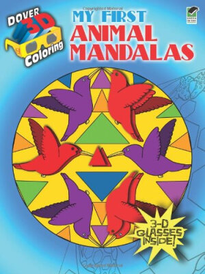 

3-D Coloring Book - My First Animal Mandalas Dover 3-D Coloring Book