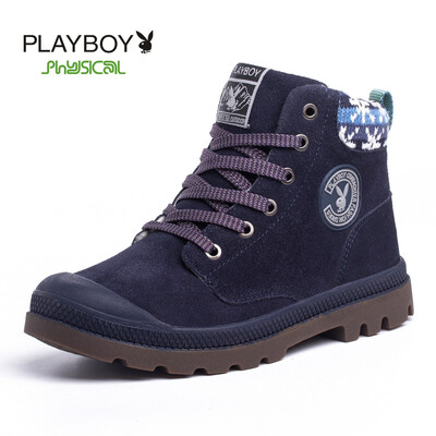 

PLAYBOY barnd 2014 New winter high-top,With velvet,Leisure cotton,Women's shoes