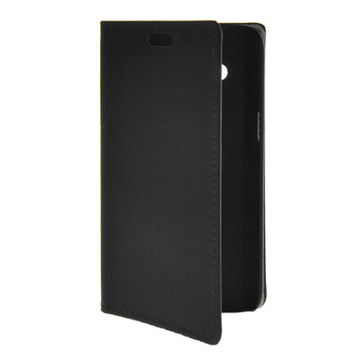

MOONCASE Slim Leather Flip Wallet Card Pouch with Kickstand Shell Back ЧЕХОЛ ДЛЯ Samsung Galaxy Core 4G G3518 Black