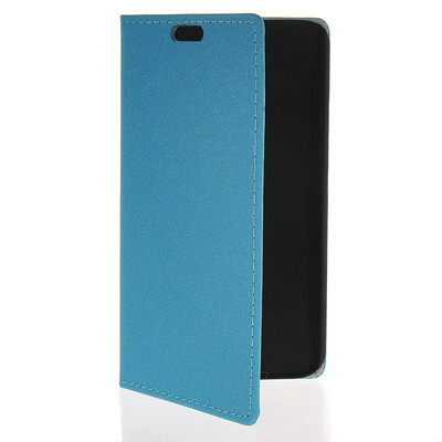 

MOONCASE Slim Leather Side Flip Wallet Card Slot Pouch Stand Back чехол для Motorola MOTO X2 XT 1097 Blue