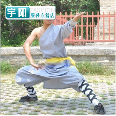 

Childrens small monk martial arts clothing Shaolin Temple Wushu practice clothing Shaolin Kungfu training performance clothing tr