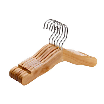 

Additives hangers solid wood hangers suits beech wood drying racks slip wooden wood color pants pants wide shoulders without clothes drying racks environmentally friendly wooden hangers three loaded YX-0747