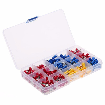 

280PCS Assorted Crimp Spade Terminal Insulated Electrical Wire Cable Connector Kit Set Male Female
