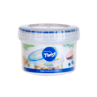 

Locks&buckles plastic sealed crisper milk powder cans tea cans snacks refrigerator storage spiral open cover design LLS111 150ml