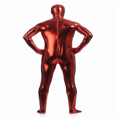 

Mens Metallic Open Eyes&Mouth Zentai Full Bodysuit Golden Mens Custom Made Tights Suit Fancy Cosplay Halloween Costumes