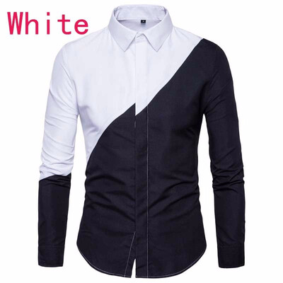 

2018 New Arrive Mens Fashion Long Sleeve Shirts Slim Fit Men Casual Shirts
