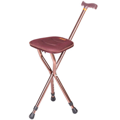 

SX-C302 three-legged walking stick stool heavier elderly crutches folding chair height adjustable