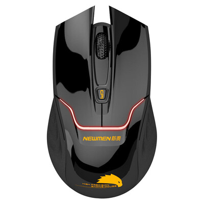 

Upstairs Newmen E400 wireless game light mouse black red