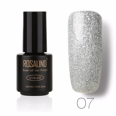 

ROSALIND Gel 1 Black Bottle 7ML Pure Color 58 Colors 01-58 Gel Nail Polish Soak Off Nail Art Semi-Premanent UV LED Gel Lacquer